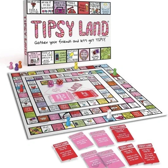 BRAND NEW BOX SEALED -TipsyLand Board Game/Drinking Game /Bachelorette Party - Picture 5 of 11